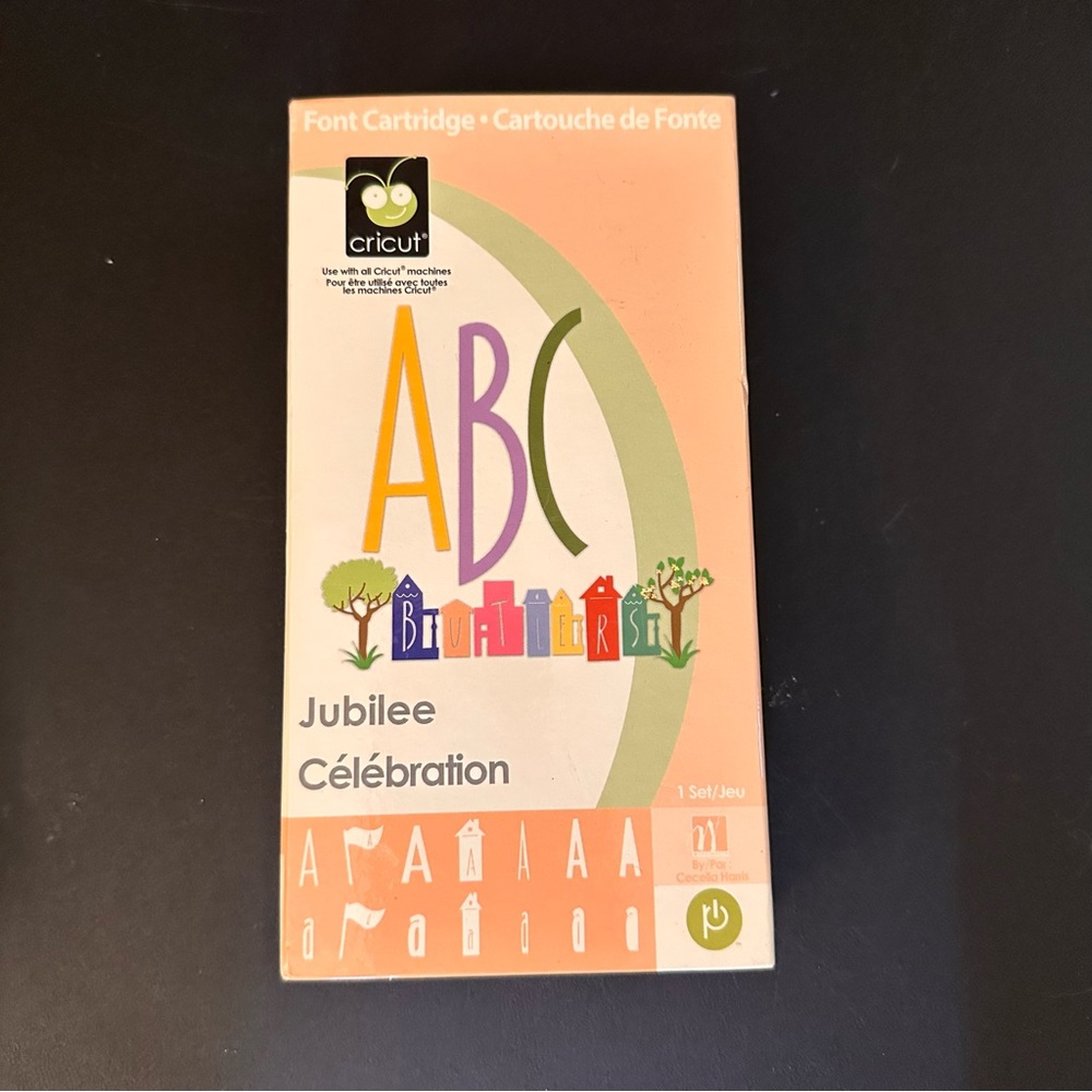Cricut Jubilee Celebration Font Cartridge - Multicolor